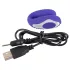You2Toys - Pušenje - punjivi silikonski vibrator za usne (ljubičasti)