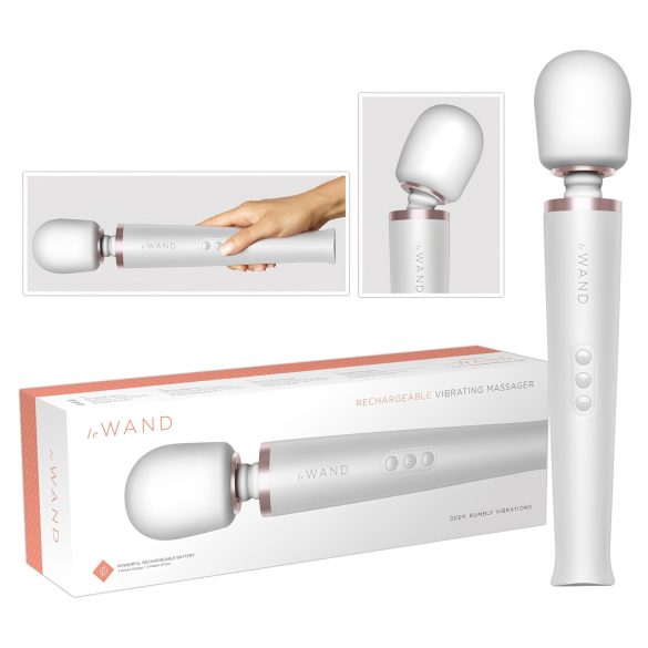 le Wand - ekskluzivni bežični masažer vibrator (bela)