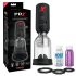 PDX Elite Tip Teazer - automatski vibrator s usisom za glavu penisa (crni)