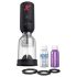 PDX Elite Tip Teazer - automatski vibrator s usisom za glavu penisa (crni)