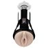 PDX Cock Compressor - usisni, vibrirajući masturbator za muškarce (crni)