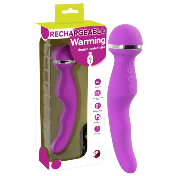 You2Toys - Warming - Punjivi grejni masažer vibrator (roze)