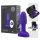 b-Vibe Rimming - analni vibrator sa rotirajućim kuglicama (ljubičasti)
