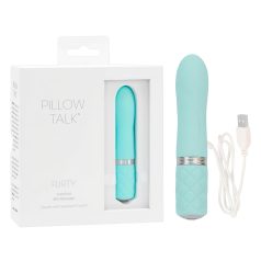 Pillow Talk Flirty - punjivi štapni vibrator (tirkiz)