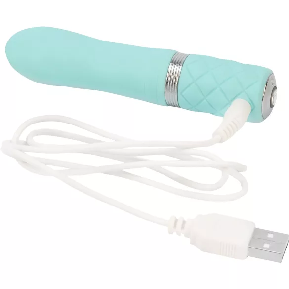Pillow Talk Flirty - punjivi štapni vibrator (tirkiz)