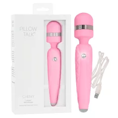   Pillow Talk Cheeky Wand - vibrator za masažu na punjenje (roze)