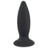 Black Velvet S - akumulatorski, analni vibrator za početnike (crni)
