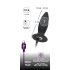 Black Velvet S - akumulatorski, analni vibrator za početnike (crni)