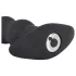Black Velvet - punjivi crni analni vibrator sa 5 perli