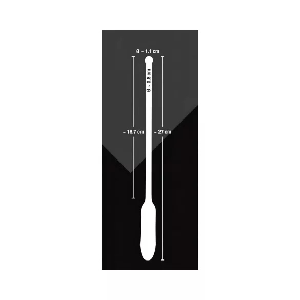 You2Toys DILATOR - silikonski vibracioni dilatator - crni (8-11mm)
