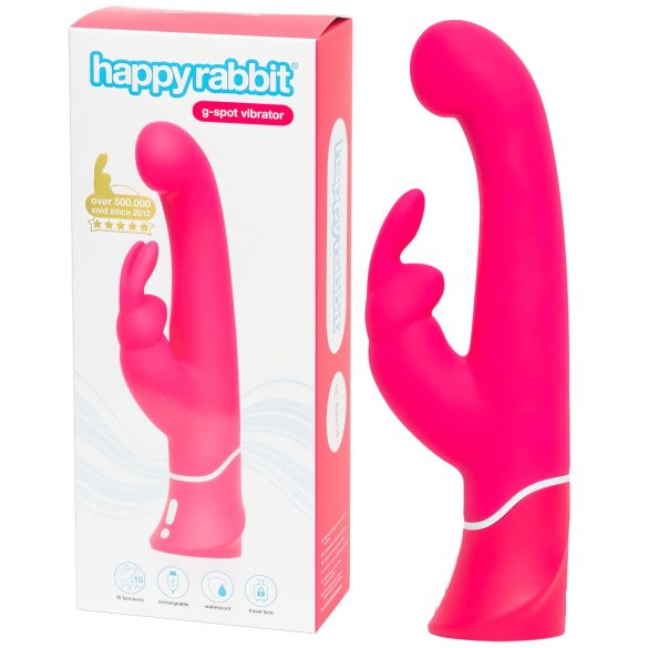 Happyrabbit G-tačka - vodootporni, klitoralni vibrator (pink)
