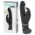 Happyrabbit Realistic - vodootporni vibrator sa klitoralnim dodatkom