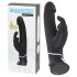 Happyrabbit Realistic - vodootporni vibrator sa klitoralnim dodatkom