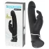 Happyrabbit Realistic - vodootporni vibrator sa klitoralnim dodatkom
