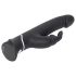 Happyrabbit Realistic - vodootporni vibrator sa klitoralnim dodatkom