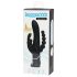 Happyrabbit Triple - Punjiva klitoralna i analna vibracija (crna)