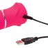 Happyrabbit Thrusting - punjivi vibrator sa pokretnim klitoris stimulatorom (pink)