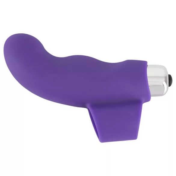 SMILE Finger - talasasti, silikonski prstni vibrator (ljubičasta)