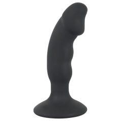 Black Velvet - punjivi crni analni vibrator sa penisom