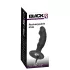 Black Velvet - punjivi crni analni vibrator sa penisom