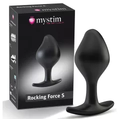   Mystim Rocking Force S - elektro analni čepić - mali (crni)