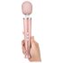 Le Wand Petite - ekskluzivni masažni vibrator (ružičasto-zlatna)