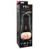 PDX Super Stroker - Vibrirajuća, zvučeća veštačka vagina (prirodna-crna)