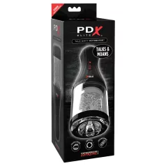 PDX Elite Rotobator - veštačka vagina (prozirno-crna)