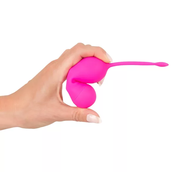 SMILE Ljubavne Kuglice - bežična vibraciona jaja za punjenje (pink)