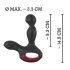 You2Toys Masažer - rotirajući, grejni vibrator za prostatu (crna)