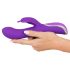 SMILE Turbo Rotirajući - vibrator sa pokretnim rukohvatom (ljubičasti)