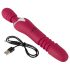 Javida Thrusting - 3u1 masažer vibrator (crveni)