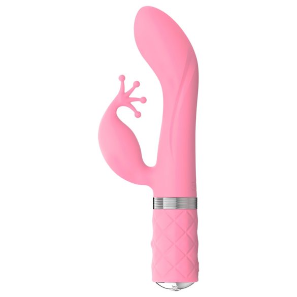 Pillow Talk Kinky - punjivi G-tačka vibrator sa 2 motora (roze)