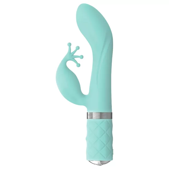 Pillow Talk Kinky - punjiva G-tačka vibrator sa 2 motora (tirkiz)