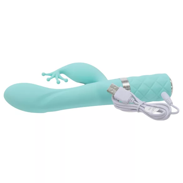 Pillow Talk Kinky - punjiva G-tačka vibrator sa 2 motora (tirkiz)