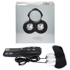 HOT Octopuss JETT - 2-motorski vibrator za glavić (crni)