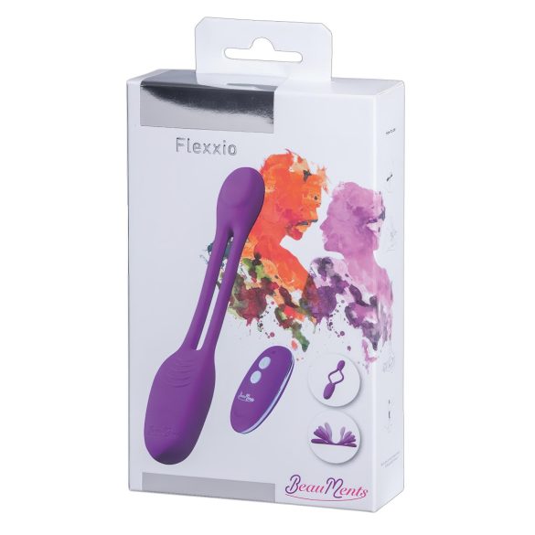 BeauMents Flexxio - 2-motorni par vibrator (ljubičasti)