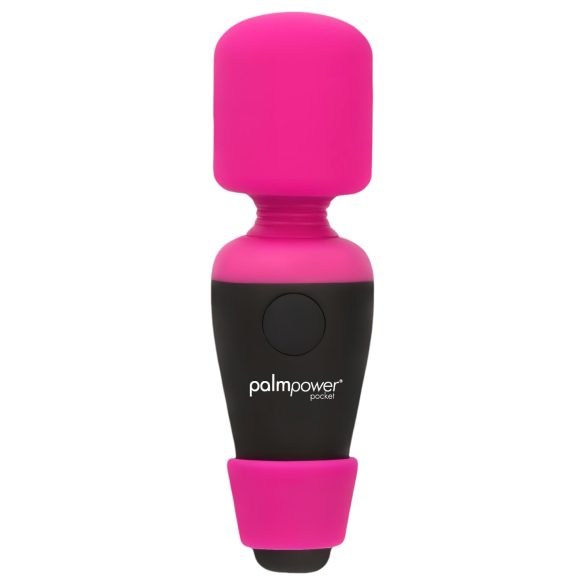 PalmPower Pocket štapić - mini masažer vibrator (pink-crno)