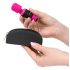 PalmPower Pocket štapić - mini masažer vibrator (pink-crno)