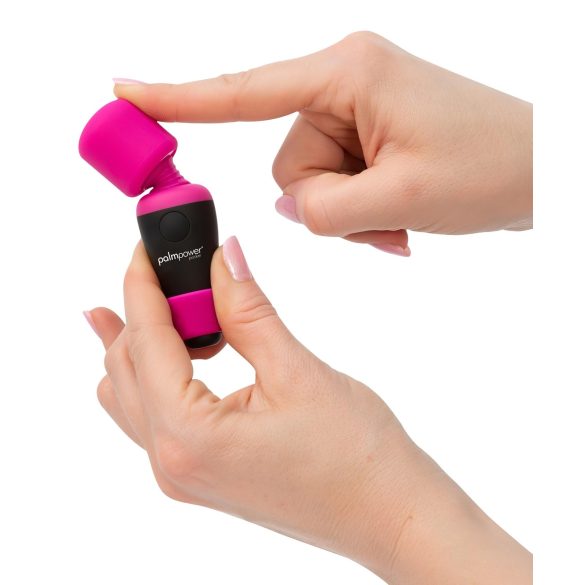 PalmPower Pocket štapić - mini masažer vibrator (pink-crno)