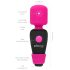 PalmPower Pocket štapić - mini masažer vibrator (pink-crno)
