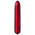 Scarlet Velvet - mini vibrator za usne (10 ritmova) - crvena