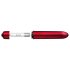 Scarlet Velvet - mini vibrator za usne (10 ritmova) - crvena