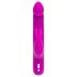 Happyrabbit Realistic Slim - punjivi vibrator sa dodatkom za klitoris (ljubičasti)