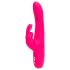 Happyrabbit Curve Slim - vodootporni vibrator sa stimulatorom za klitoris (roze)
