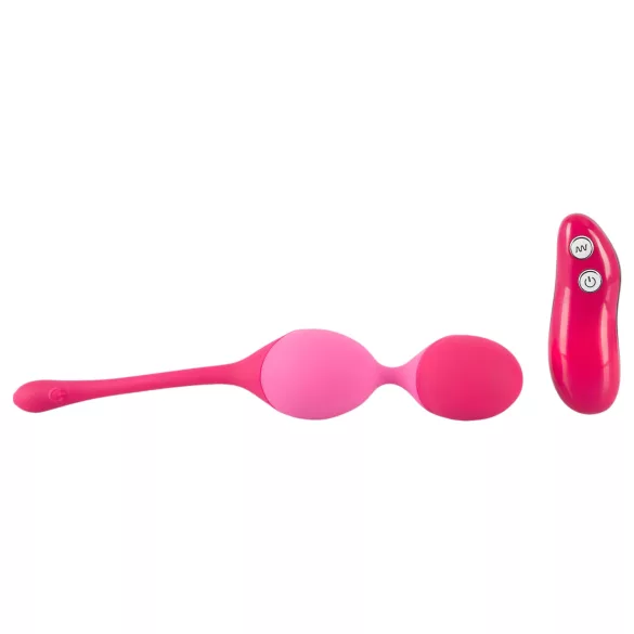 SMILE Love Balls - prenosivo bežično vibrirajuće jaje - 82 g (roze)