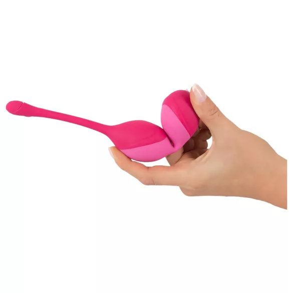 SMILE Love Balls - prenosivo bežično vibrirajuće jaje - 82 g (roze)