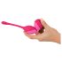 SMILE Love Balls - radio vibrirajuće jaje -82g (pink)