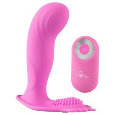   SMILE G-Spot Gaćice - vibrirajući pojas sa daljinskim (pink)