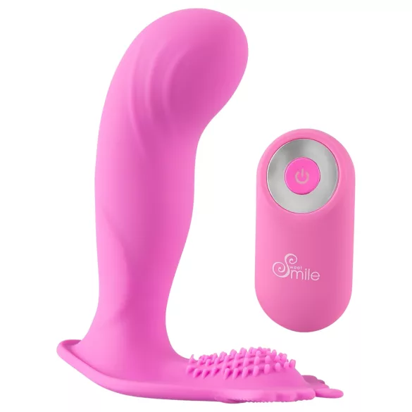 SMILE G-Spot Panty - nosivi akumulatorski, bežični vibrator (pink)